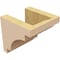 Ekena Millwork 5"W x 5"D x 5"H Wide Mediterranean Rough Cedar Woodgrain TimberThane Corbel, Primed Tan CORUR05X05X05MEDRCPR - alternate 5
